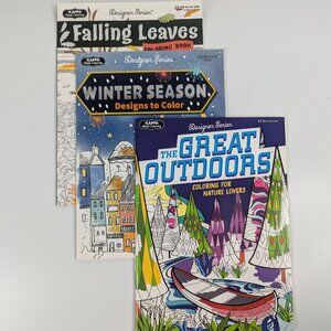 Kappa Coloring Books - Falling Leaves, Winter Season and The Great Outdoors